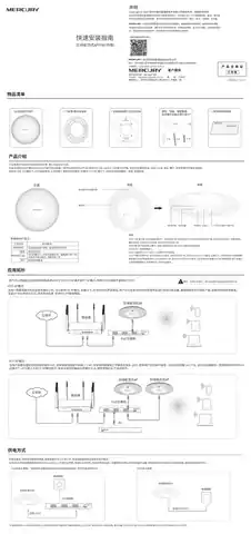 mercury水星MCAP1900GP V1.0快速安装指南 1.0.1